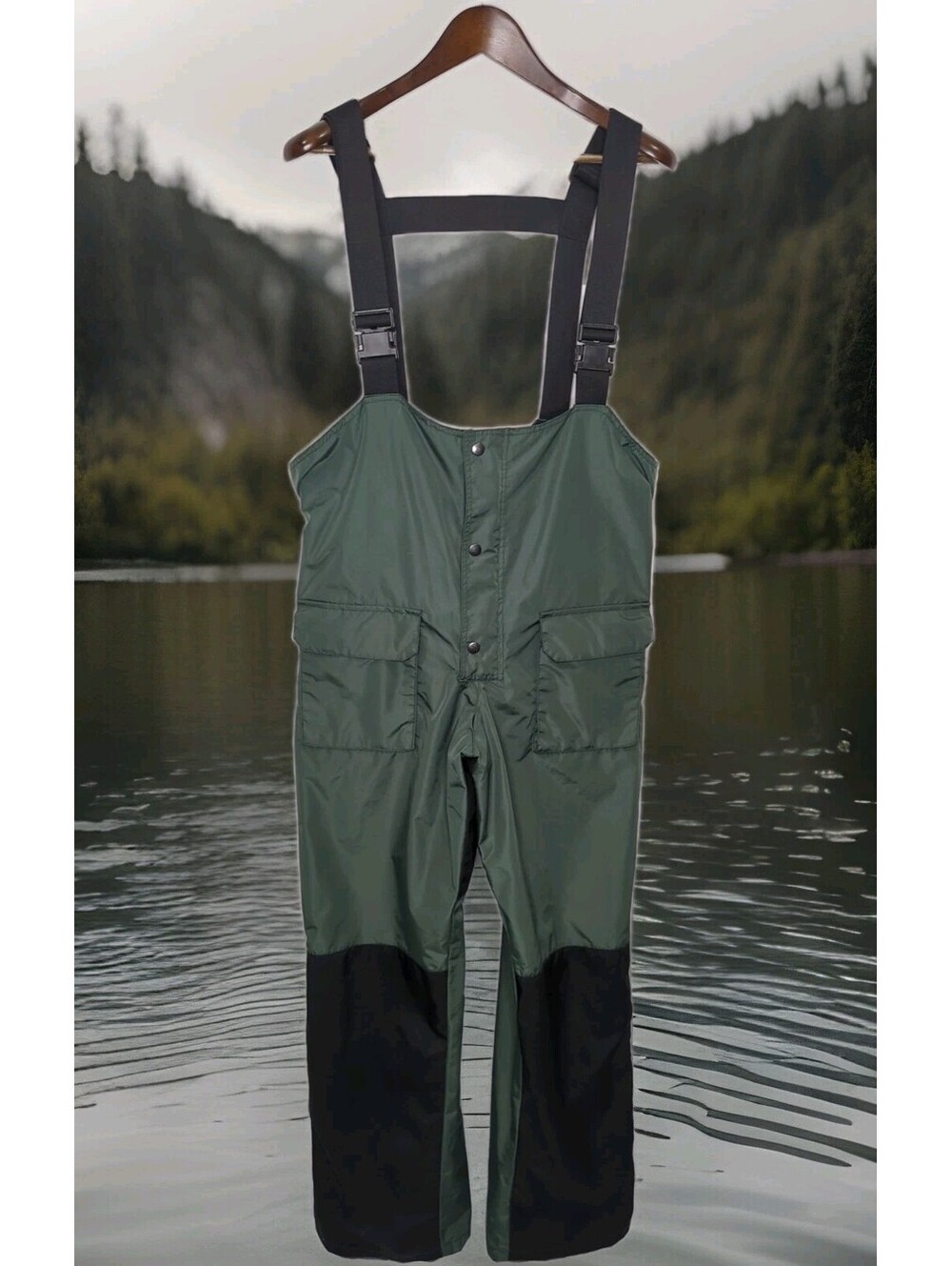 Gander Mountain Guide Series Waterproof Fishing Bibs Over Pant Men Large Hunting